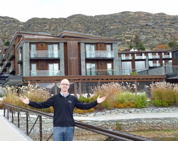 NZIQS conference committee chair Mick Moffatt at venue, The Hilton Queenstown.